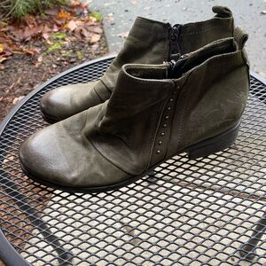 Miz Mooz Olive Ankle Booties